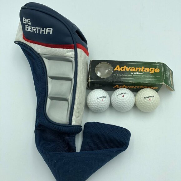 Callaway Big Bertha Golf Head Cover And Wilson Advantage Golf Balls - Picture 7 of 7